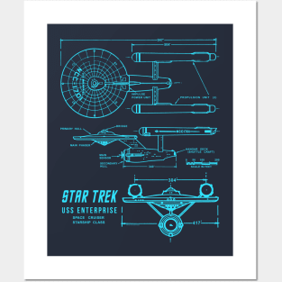 STAR TREK - classic specs Posters and Art